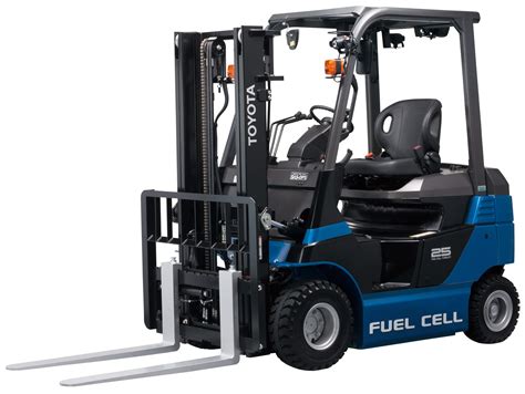 The fuel cell system on a forklift c onsist s o