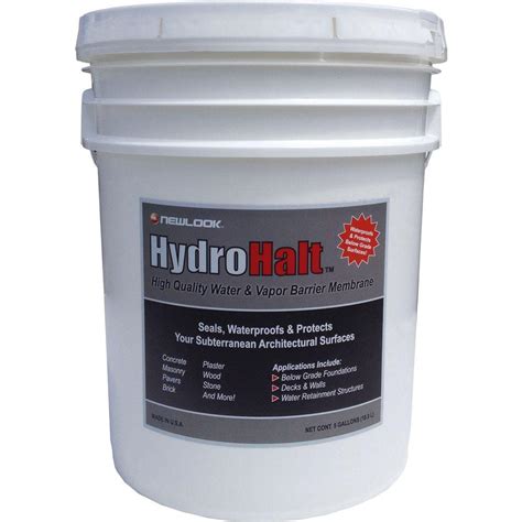 HydroHalt Water & Vapor Barrier Membrane 5 Gallon. Us