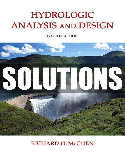 Hydrologic analysis and design solutions manual. - Picture making with the argus c3 c4 a4 a working manual camera craft plus value books.