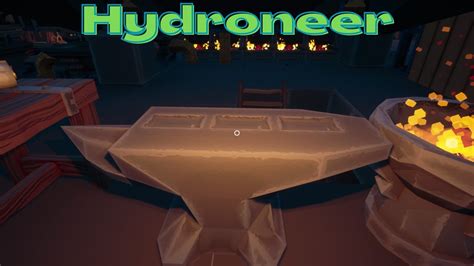 Hydroneer how to use anvil. The subreddit for Hydroneer, a mining and base building sandbox game developed by Foulball Hangover. Dig for gold and other resources to turn a profit and enhance your mining operation. ... just noticed today in someone's youtube video on Hydroneer that when they forged a new piece of equipment on the great anvil they showed metal flowing into ... 