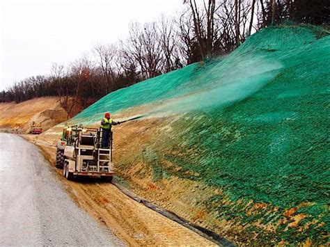 Hydroseeding materials.  Many experts consider this process to be the most efficient one f...