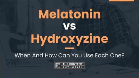 Hydroxyzine vs. Melatonin - eHealthMe