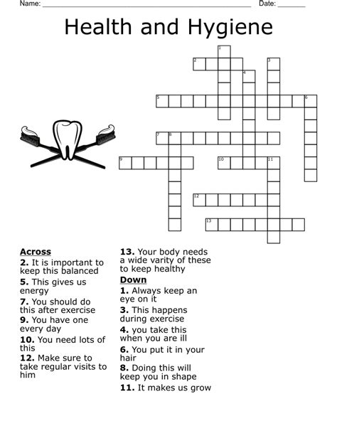 Hygiene product company crossword. Things To Know About Hygiene product company crossword. 