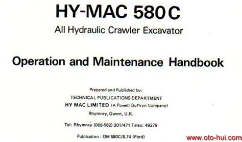 Hymac 580c operation and maintenance manual. - Aids a guide to clinical counseling.