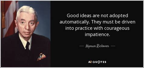 Hyman G. Rickover Quotes (Author of The Social Impact of …