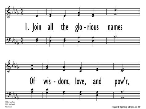 Hymn: How we love the glorious name - hymnal.net