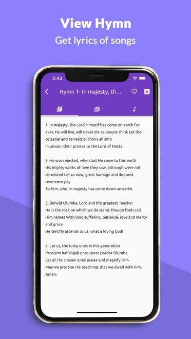 Hymnary org app. Hymnary does receive a unique identifier from your mobile device.  Aut...