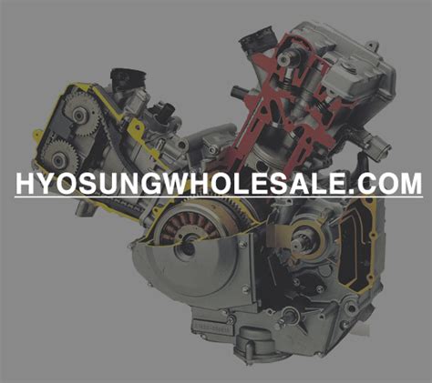 Hyosung gt650 engine.  Model Number: HF681.  Find engine components, Double ...