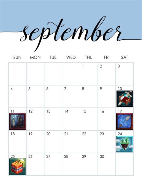 HypeMC Guild September Event Calendar Hypixel Forums