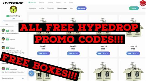 1€ HypeDrop Gift Card 1 EUR Prepaid Code | Buy cheap on Kinguin.net. Hypedrop is an online retail store offering a new way of shopping through a purchase of virtual mystery boxes after which their content can be redeemed physically. Our.. 