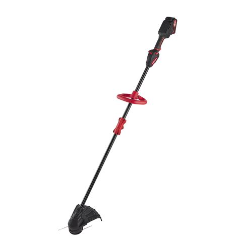 Product Description. Get out of the house and keep your lawn in pristine condition with the Hyper Tough String Trimmer. Easy to use and always powered, it features a dual-line, auto-feed system for precise trimming. The 4.6A grass trimmer has a 13" cutting area, making it ideal for small to medium-size yards. The handle is adjustable for added ... . 