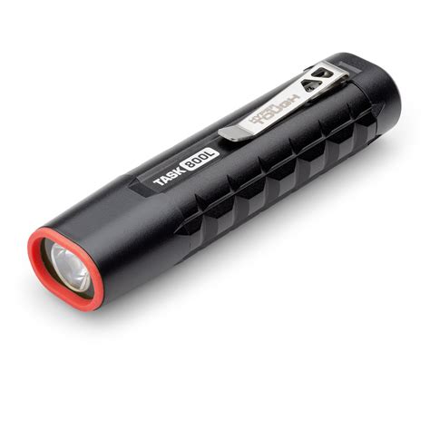 This rechargeable flashlight comes equipped with a powerful lithium-ion battery and a charging cable so you can recharge quickly on the go. The Hyper Tough Rechargeable 1200 Lumen LED Task Light can run up to 3-hours, so you'll have plenty of light to complete your evening projects. The 1200 lumens of brightness provide a 137-meter beam ...