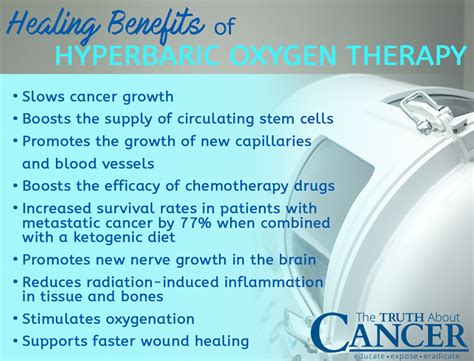 Hyperbaric Oxygen Therapy Benefits for Specific Healing