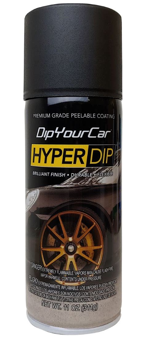 HyperDip­® Nardo Grey is a deep, rich Satin Grey right out of the can. No topcoats or enhancers needed. HyperDip™ is the latest technology in peelable aerosol paints. HyperDip™ is still peelable like Plasti Dip, however improved in every way. HyperDip™ will transform your wheels and out-perform any other peelable paint on the market.