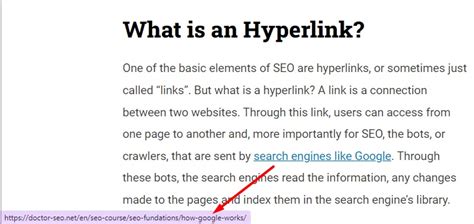 SEO and hyperlinks. Hyperlinks are important for SEO. When a website has good internal link structure, it makes it easier for visitors to navigate through a website. The visitor is guided through various topics. This causes a visitor to spend more time on the website and improves usability. Google sees this as a …. 