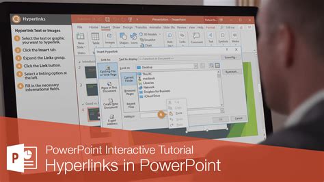Hyperlinks in PowerPoint CustomGuide