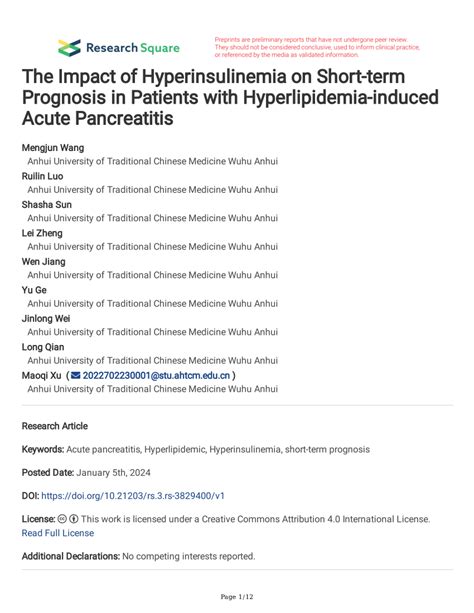 Hyperlipidaemia and outcome in acute pancreatitis - PubMed