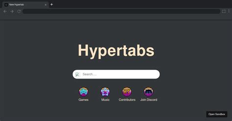 Hypertabs browser. Unofficial Hypertabs easy deployment version with TompHTTP bare server included. This fork adds easy docker deployment License 