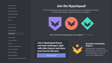 Hypesquad discord.  Dec 24, 2023 · Discussion on Hypesquad Events + Early Supp...