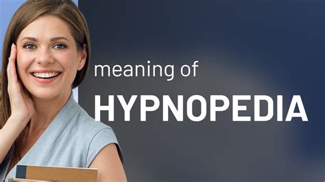 Hypnopedia Definition & Meaning Merriam-Webster Medical