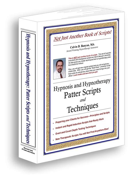 Hypnosis and hypnotherapy patter scripts and techniques. - Anointed transformed redeemed study guide answers.