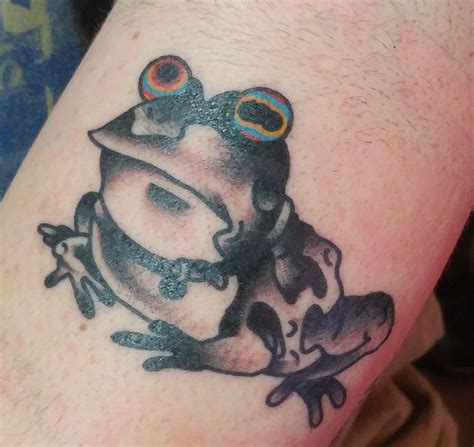 Hypnotoad tattoo. Oct 5, 2019 - My new Hypnotoad tattoo done at Tormented Souls in Long Island NY 