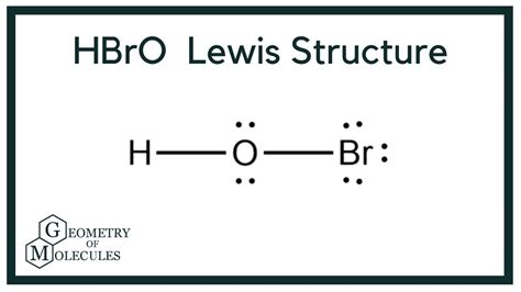 Hypobromous acid lewis structure. This problem has been solved! You'll get a detailed solution from a subject matter expert that helps you learn core concepts. Question: compound hydrogen-bonding force Between molecules of Between molecules of the formula or Lewis the compound and molecules of water? name structure compound? Н —с - ӧ—н yes yes methanol no no Н yes yes ... 