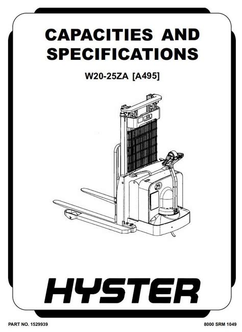 Hyster a495 w20za w25za forklift service repair factory manual instant. - Manuale del proprietario di zongshen 250.