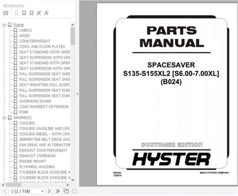 Hyster b024 s135 s155xl2 s6 00 7 00xl forklift parts manual. - Rockwell collins tdr 94d installation manual.
