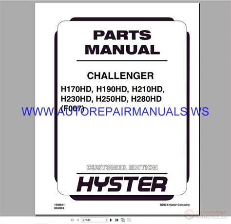 Hyster challenger h170hd h280hd forklift service repair manual parts manual download g007. - Öffentliches baurecht. bauplanungs-, bauordnungs- und raumordnungsrecht..