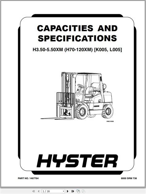 Hyster challenger h70xm h120xm forklift service repair manual. - Bad girls of the bible study guide.