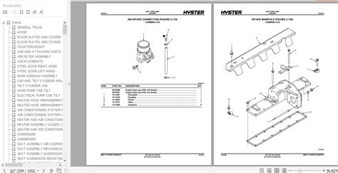 Hyster g007 h8 00 12 00xm forklift parts manual. - Circuitos de fluidos suspension y direccion.