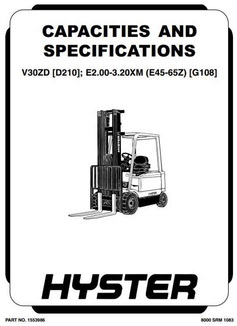 Hyster g108 e45z e50z e55z e60z e65z forklift service repair factory manual instant. - Erie county social welfare examiner study guide.