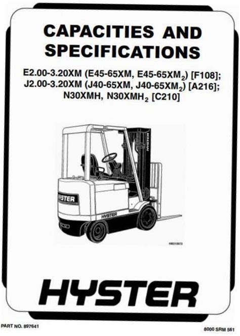 Hyster n30xmh c210 electric forklift service repair manual parts manual. - Pearson my world social studies regions of our country teacher guide grade 4.