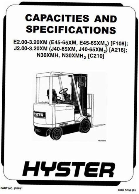 Hyster n30xmh2 c210 electric forklift service repair manual parts manual download. - Handbook for women scholars by mary l spencer.