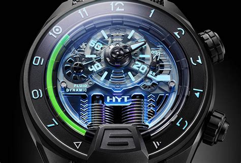 Hyt. HYT (watchmaker) HYT is a watchmaking company based in Neuchâtel, Switzerland. It is the only watchmaking company to display time with fluids. [1] HYT was launched in 2012 when it introduced its first hybrid timepiece, the H1, during BaselWorld. They won 3 awards the same year: 