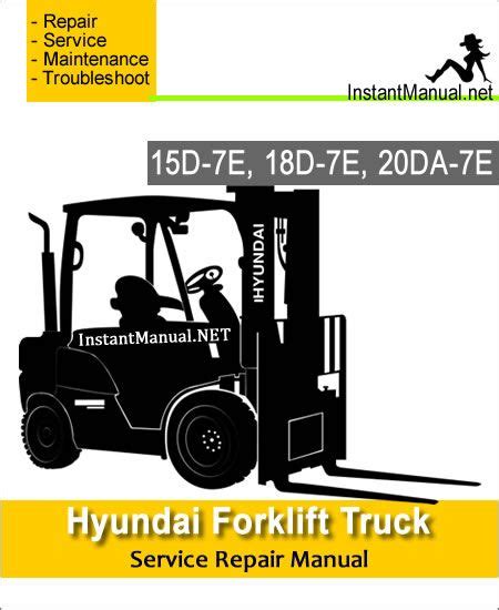 Hyundai 15d 7e 18d 7e 20da 7e forklift truck workshop service repair manual. - 1997 sentra b14 manual de servicio y reparación.