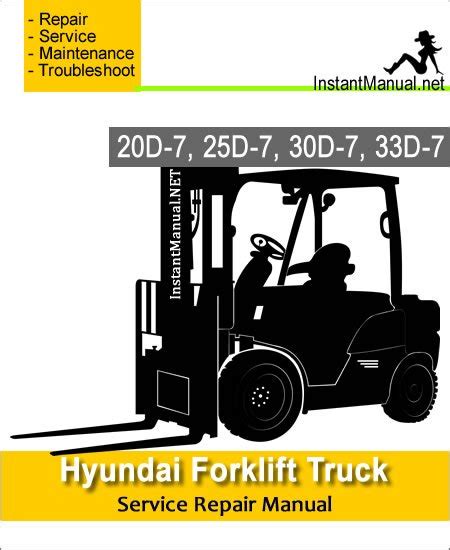 Hyundai 20d 7 25d 7 30d 7 33d 7 forklift truck workshop service repair manual. - Brodys super manual by heather sanders.