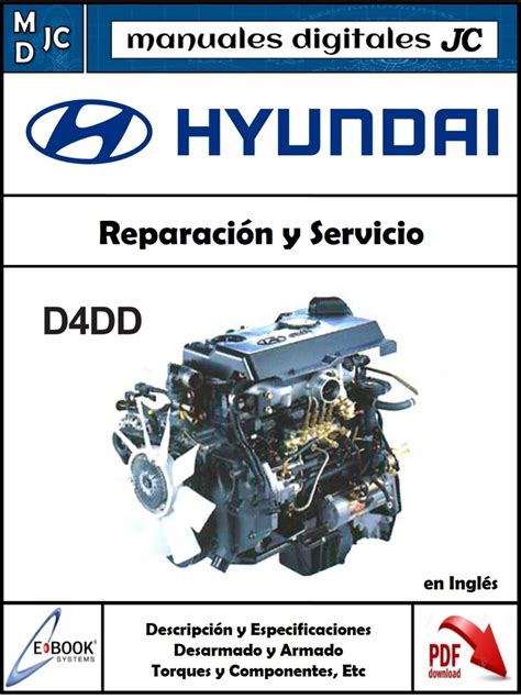 Hyundai d4dd motor diesel servicio reparación manual descargar. - Inneres wort für jeden tag des jahres.