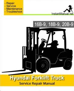 Hyundai forklift truck 16 18 20b 9 service repair manual. - Manuales de cursos de masaje sueco.