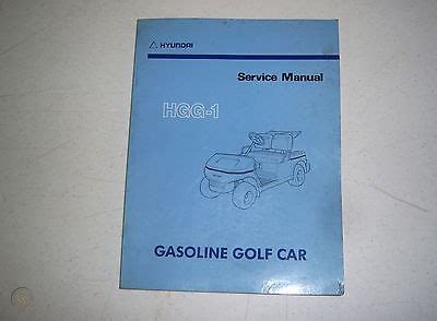 Hyundai gasoline golf car hgg 1 service manual. - Manuals technical 1992 ford e150 econoline.