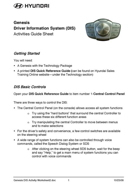 Hyundai genesis driver information system manual. - Linton medsurg study guide answers ch 25.