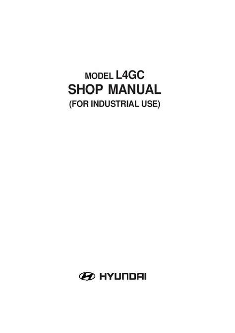 Hyundai l4gc diesel engine workshop service repair manual download. - Manuale di altec lansing inmotion im3.