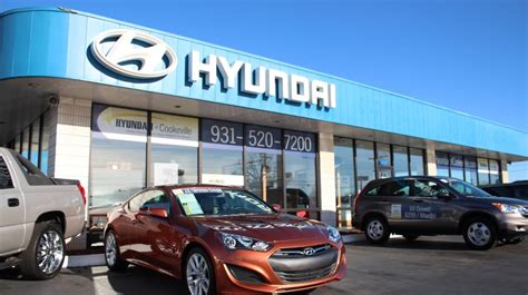 Hyundai of cookeville. Browse our inventory of certified used vehicles available at Hyundai of Cookeville in Cookeville, TN. Hyundai of Cookeville; Sales 931-213-3062 931-213-3063; Service 931-400-8135 931-400-8137; Parts 931-400-8136 931-213-3064; 931 South Willow Avenue Cookeville, TN 38501; Service. Map. Contact. 931-213-3063. Hyundai of Cookeville. … 