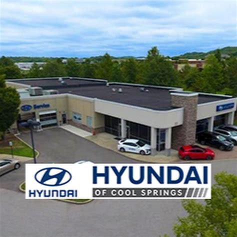 Hyundai of coolsprings. Business Profile for Hyundai of Cool Springs. New Car Dealers. At-a-glance. Contact Information. 201 Comtide Blvd. Franklin, TN 37067-6316. Get Directions. Visit Website (615) 550-7330. Customer ... 