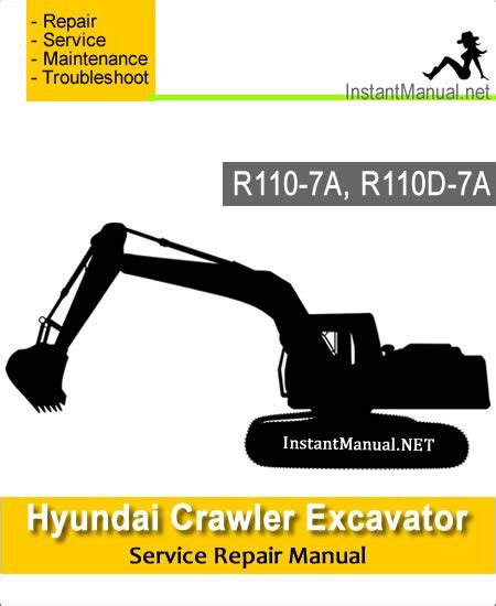 Hyundai r110 7a crawler excavator factory service repair manual instant. - Manual motor volkswagen gol 1 0.