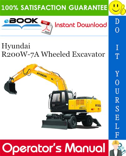 Hyundai r200w 7a wheel excavator operating manual. - Metric bolt size and pitch guide.