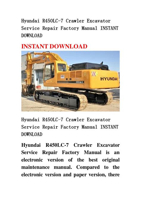 Hyundai r450lc 3 crawler excavator service repair factory manual instant download. - My yosemite a guide for young adventurers.