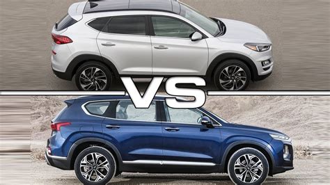 Hyundai tucson vs santa fe. Compare MSRP, invoice pricing, and other features on the 2019 Hyundai Santa Fe and 2019 Hyundai Tucson. ... 2019 Hyundai Santa Fe. SE 2.4L Auto FWD SE 2.4L Auto FWD. SE 2.4L Auto AWD. 