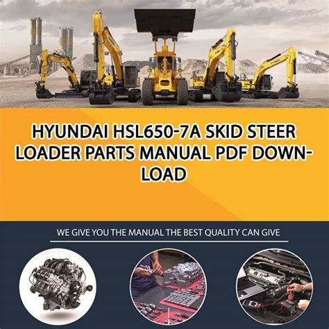 Hyundai wheel loader hsl650 7a service manual. - Dewald electric slide out parts manual.